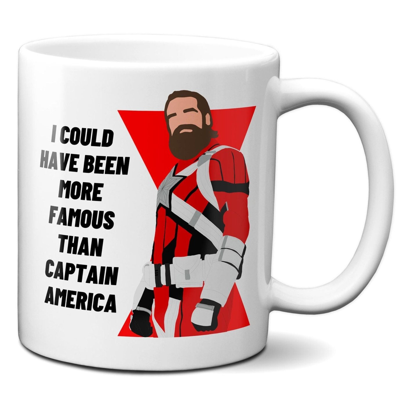 I could have been more famous than Captain America - Red Guardian Black Widow - Coffee Mug