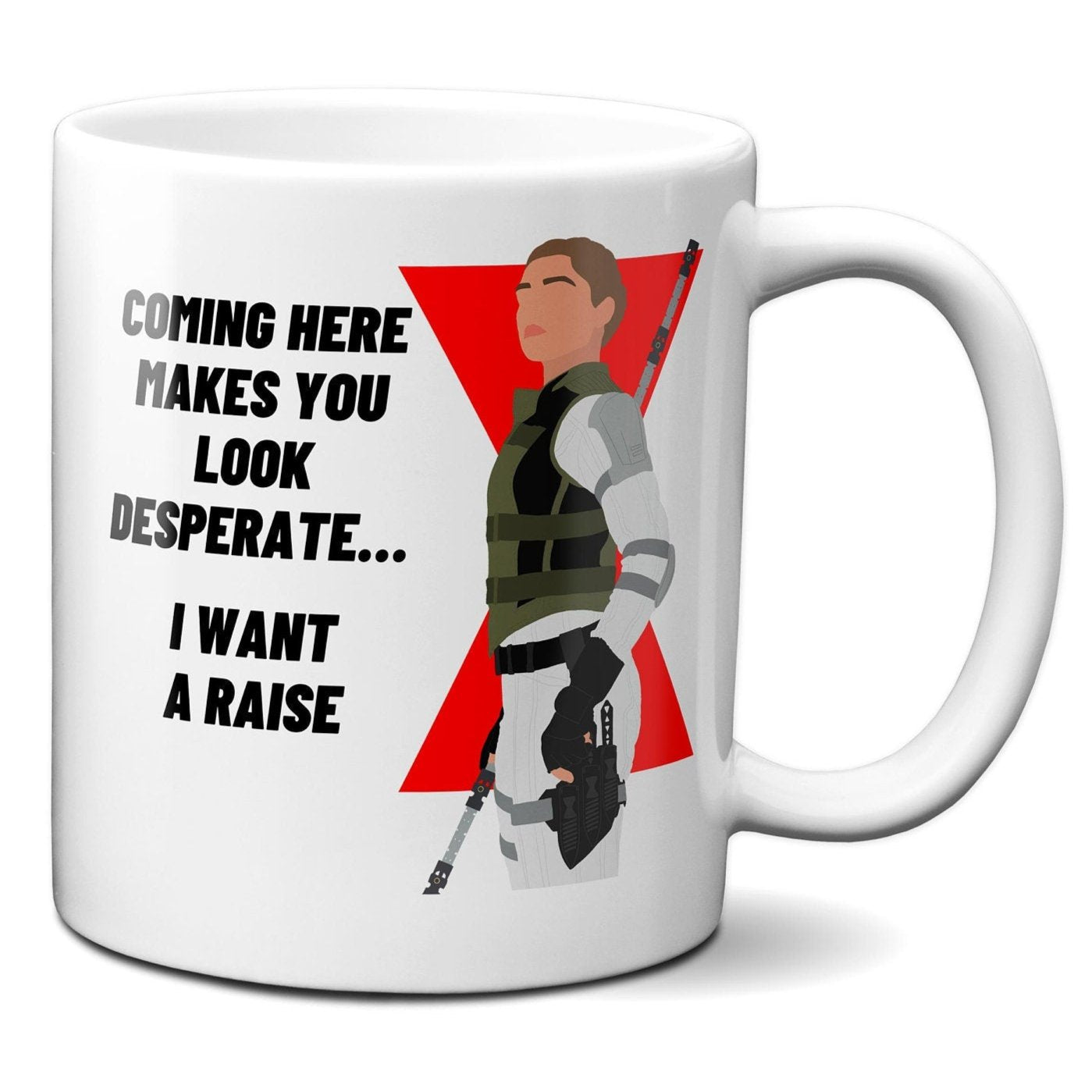 I want a raise - Yelena Belova Black Widow - Coffee Mug