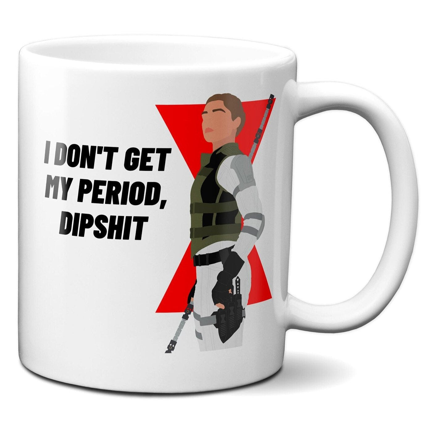 I don't get my period - Yelena Belova Black Widow - Coffee Mug