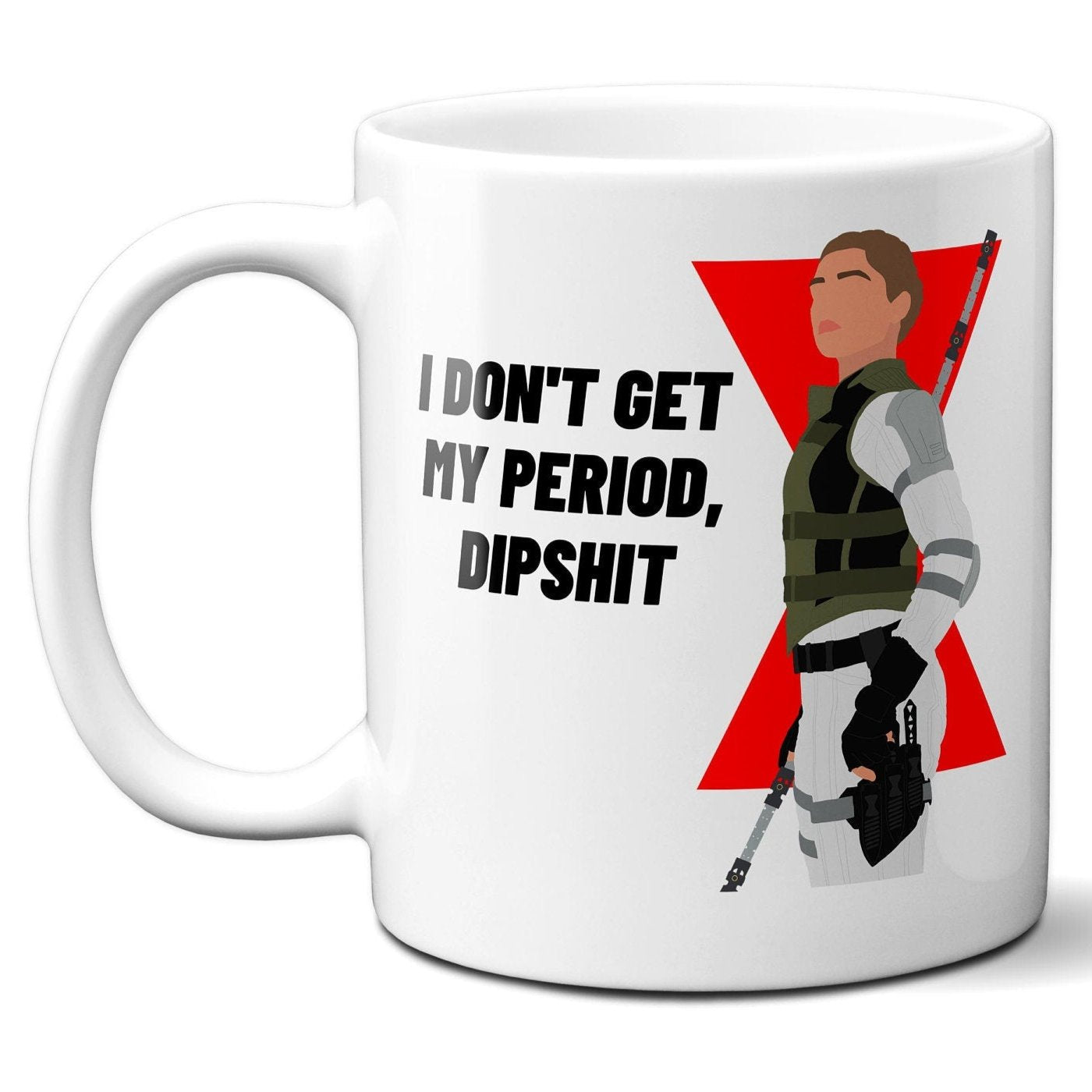I don't get my period - Yelena Belova Black Widow - Coffee Mug