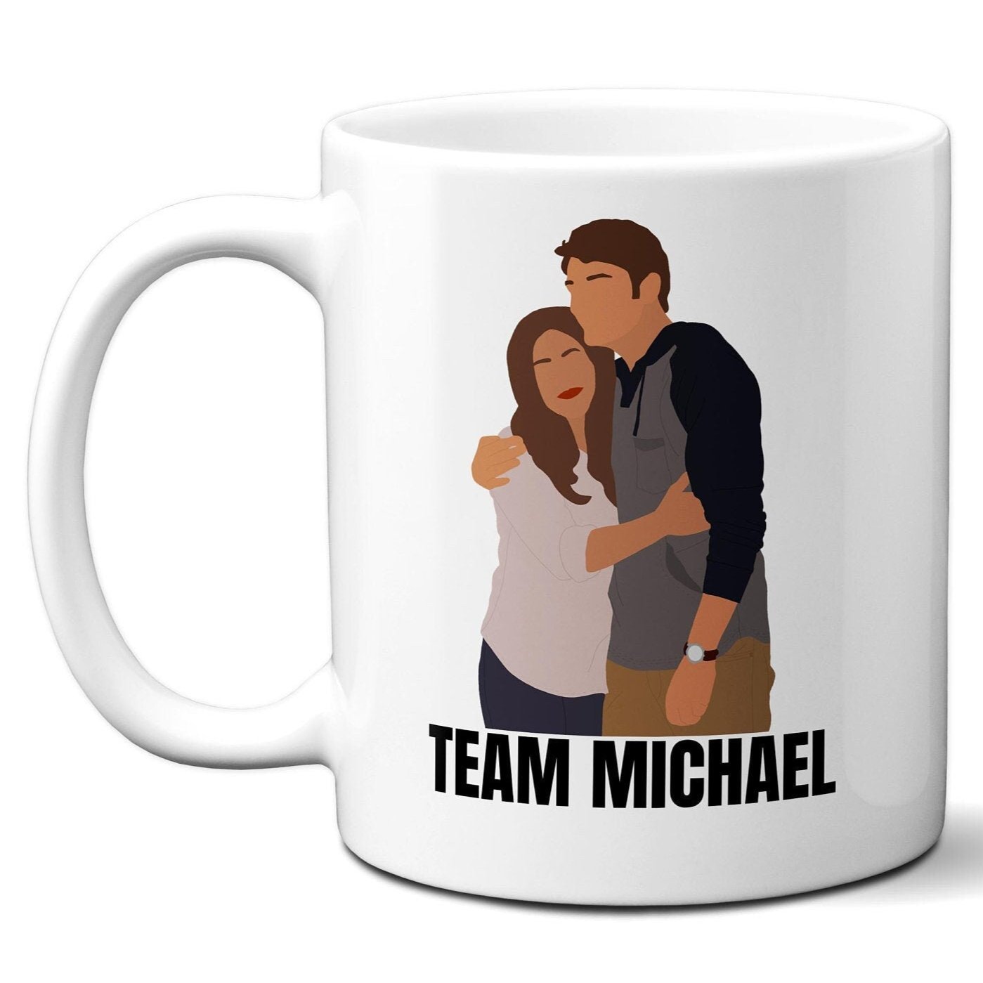 Team Michael (text below) - Jane and Michael - Coffee Mug