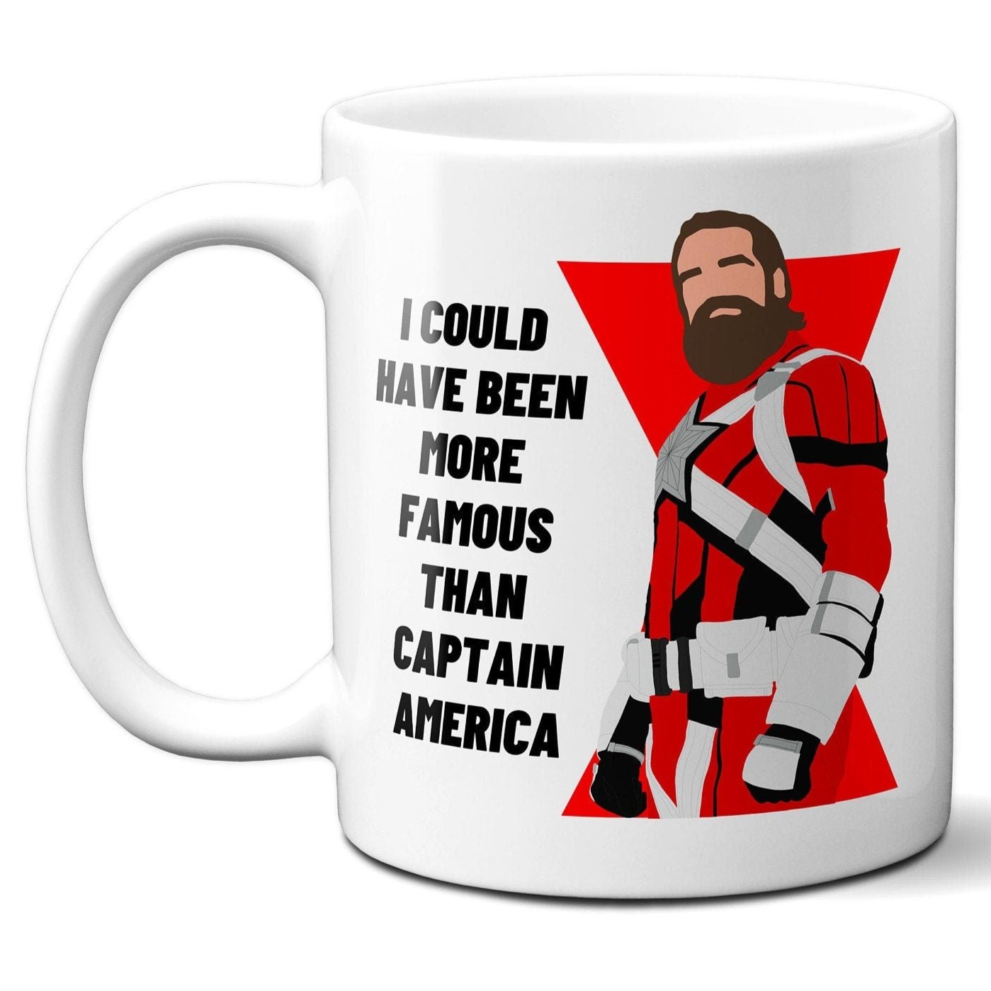 I could have been more famous than Captain America - Red Guardian Black Widow - Coffee Mug