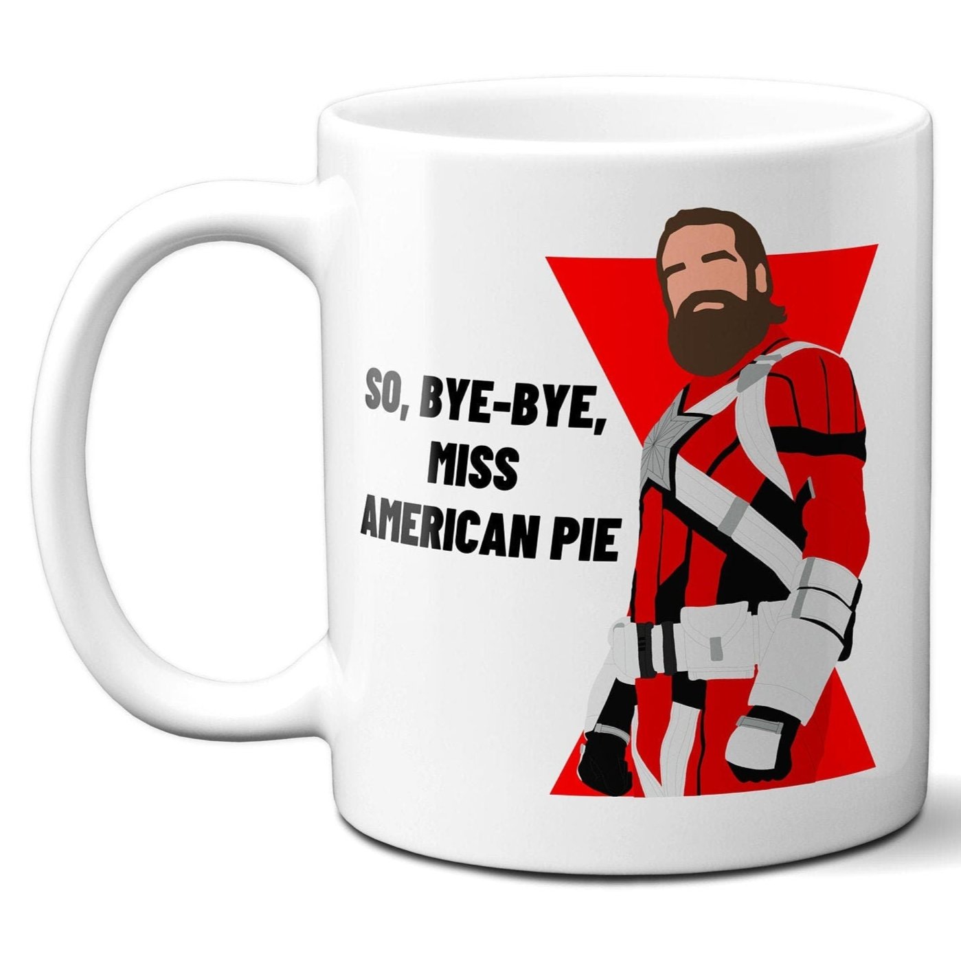 Bye bye Miss American Pie - Red Guardian Black Widow - Coffee Mug