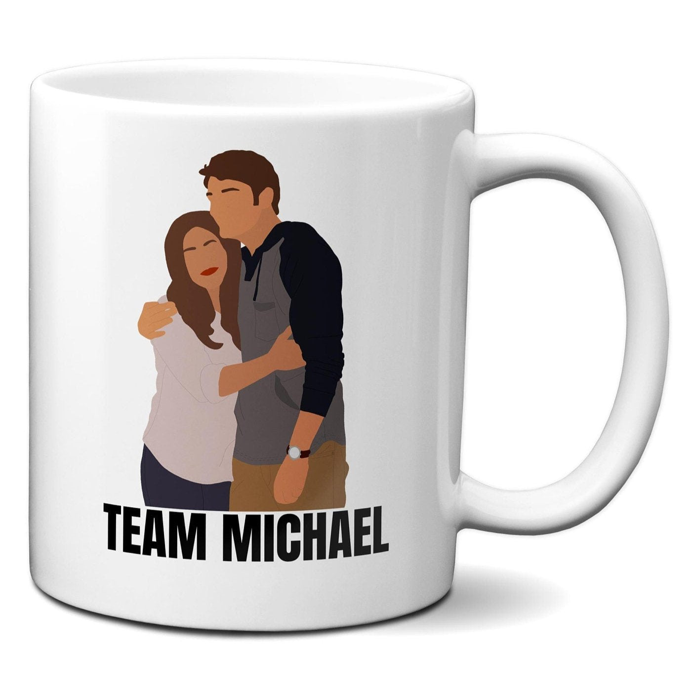 Team Michael (text below) - Jane and Michael - Coffee Mug