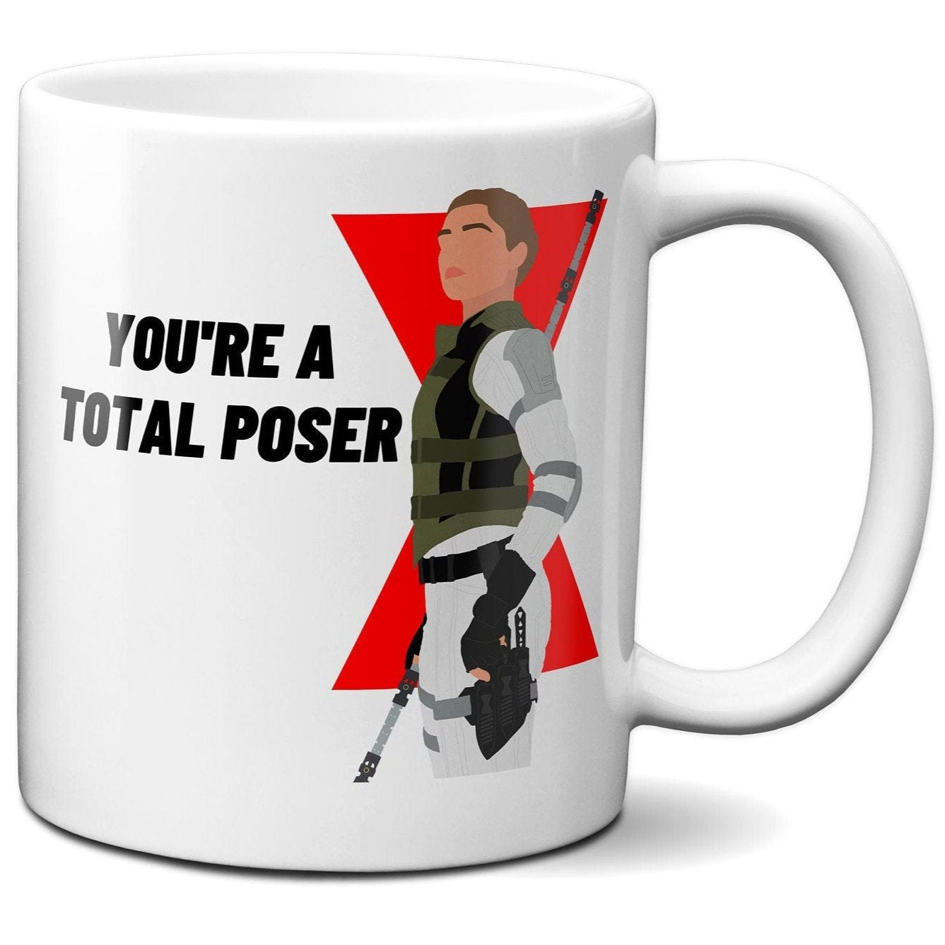 You're a total poser - Yelena Belova Black Widow - Coffee Mug