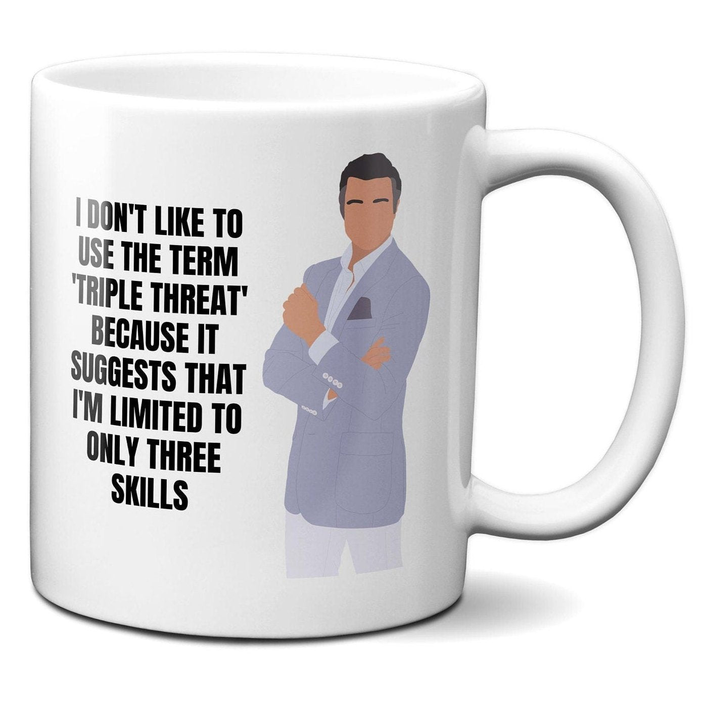 I don't like to use the term triple threat - Rogelio De La Vega - Coffee Mug