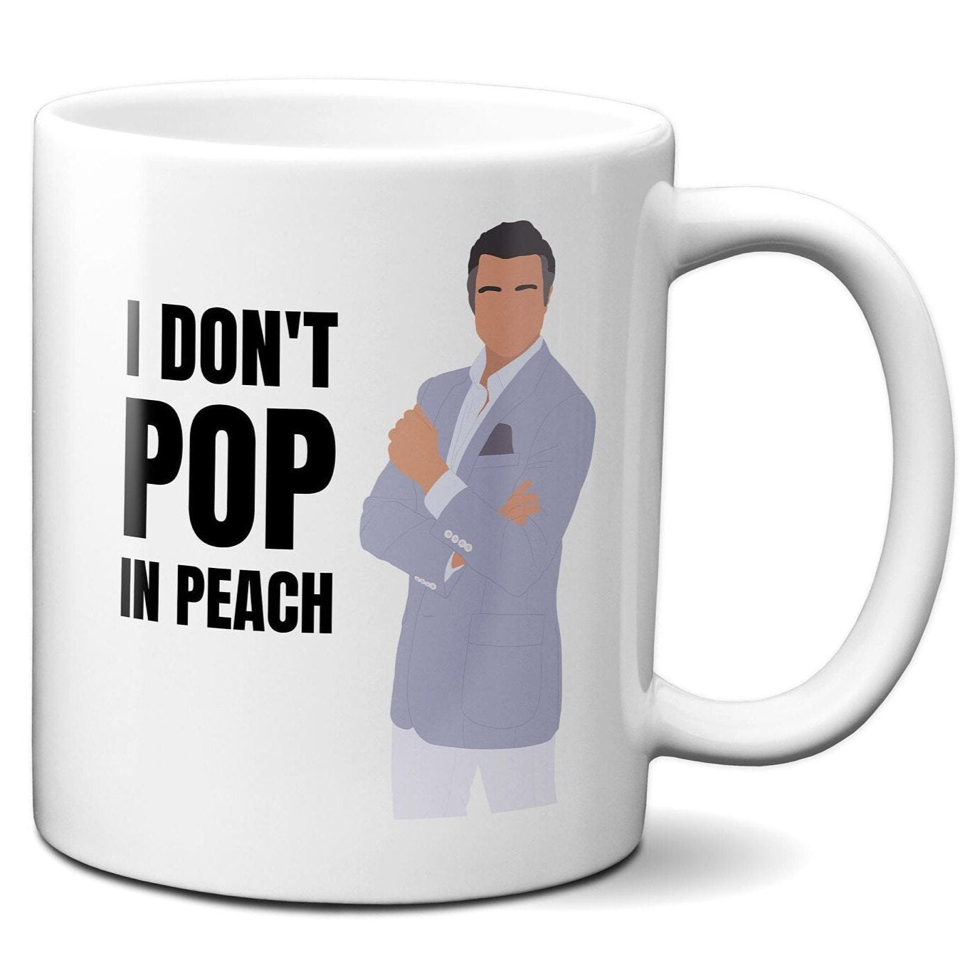I don't pop in peach - Rogelio De La Vega - Coffee Mug