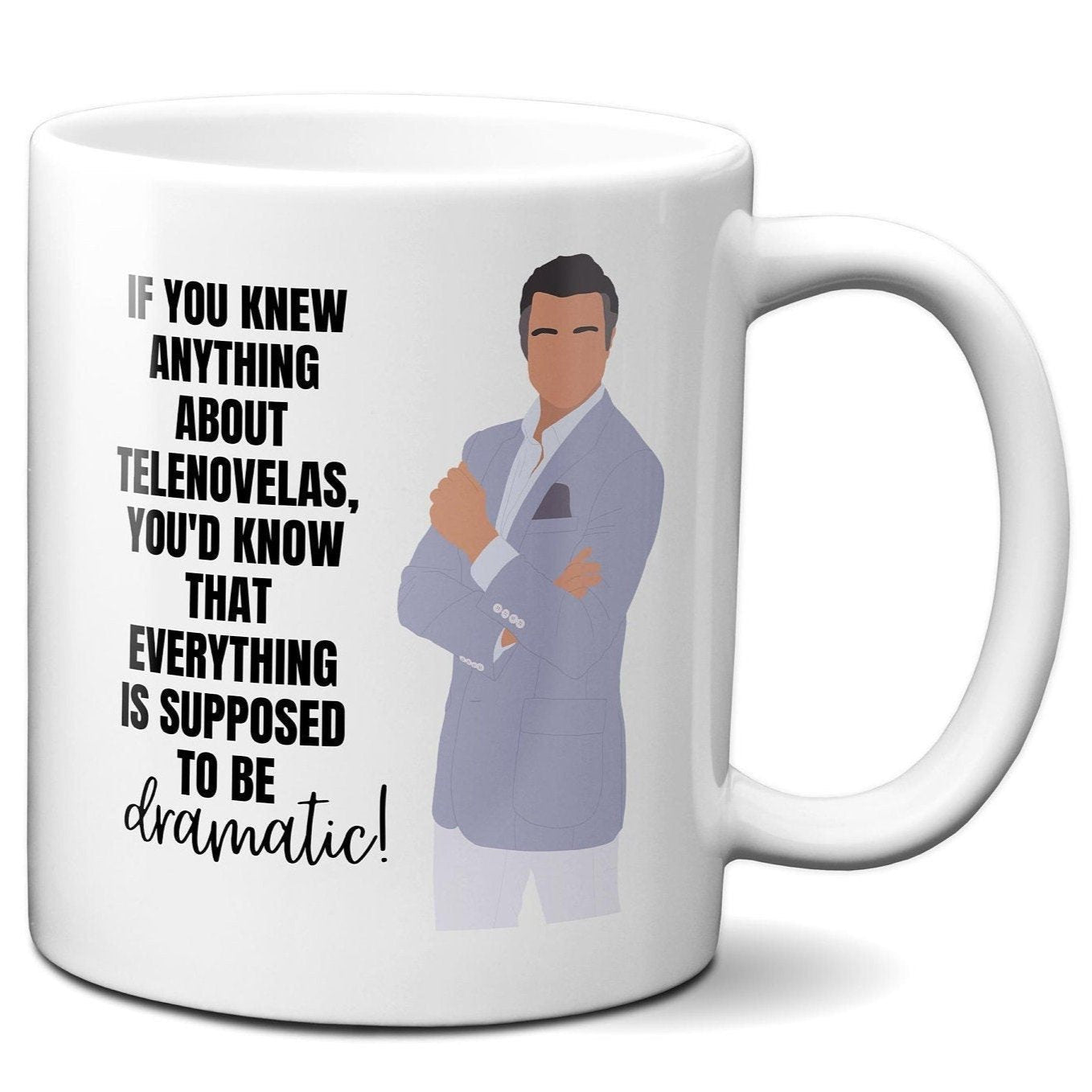 If you knew anything about telenovelas - Rogelio De La Vega - Coffee Mug