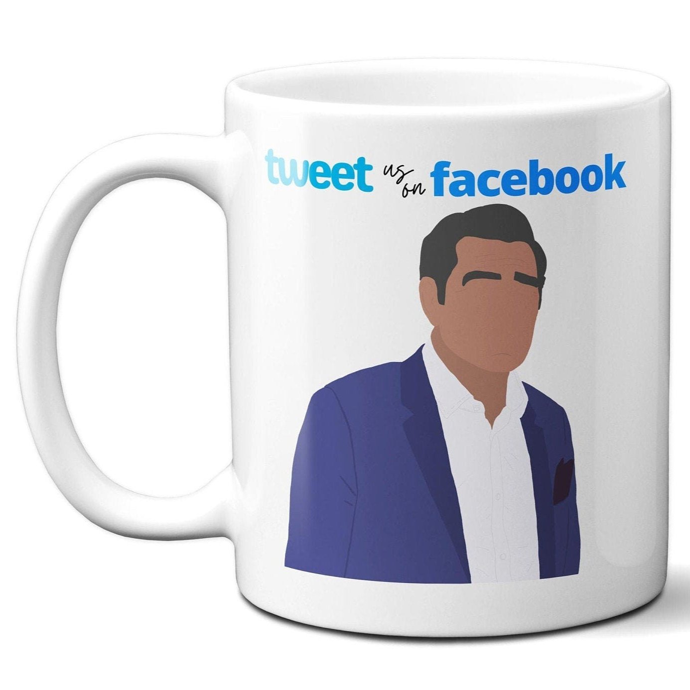 Tweet us on Facebook - Johnny Rose - Coffee Mug