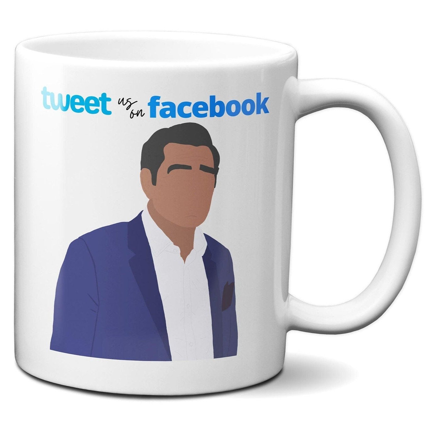 Tweet us on Facebook - Johnny Rose - Coffee Mug