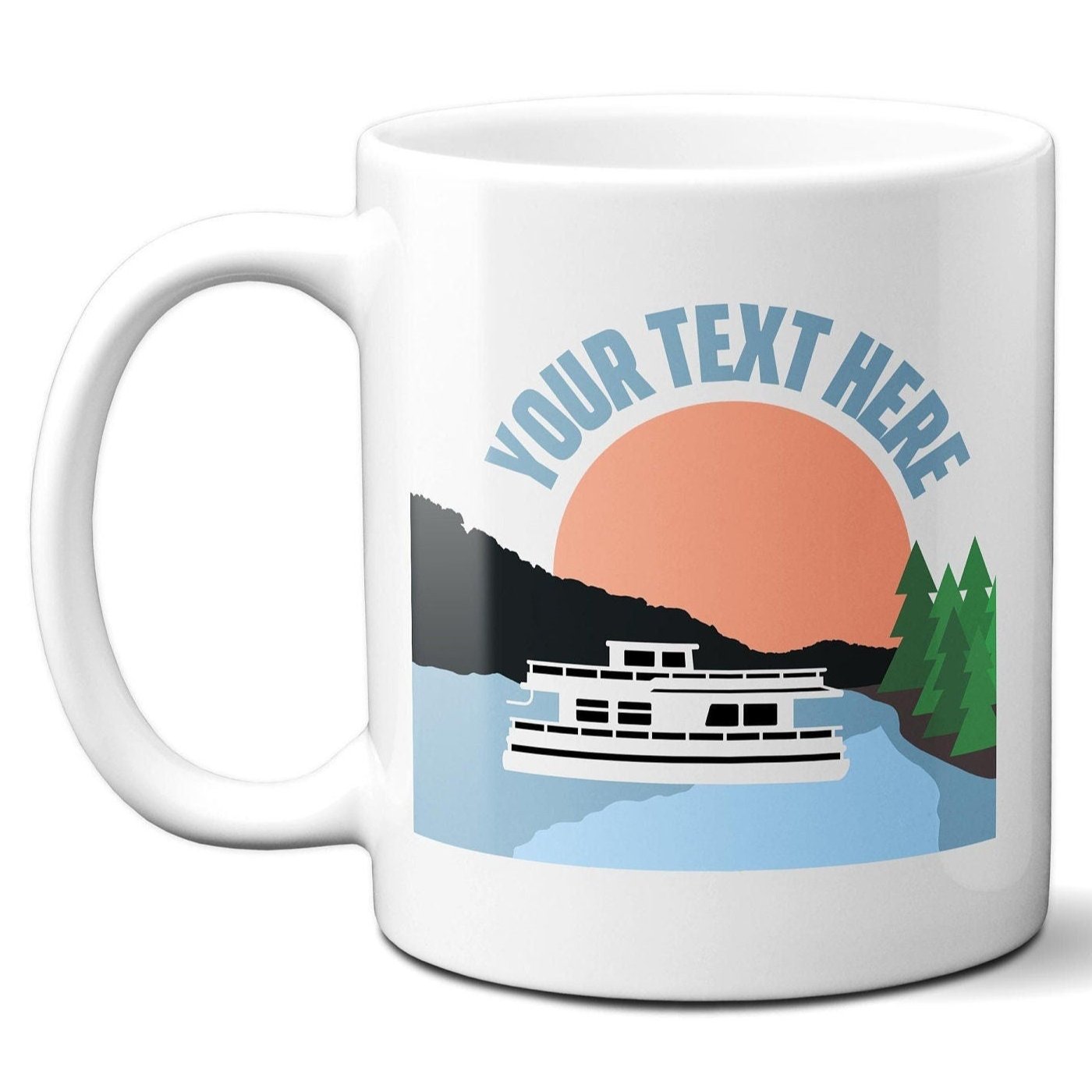 Personalized Houseboat - Coffee Mug