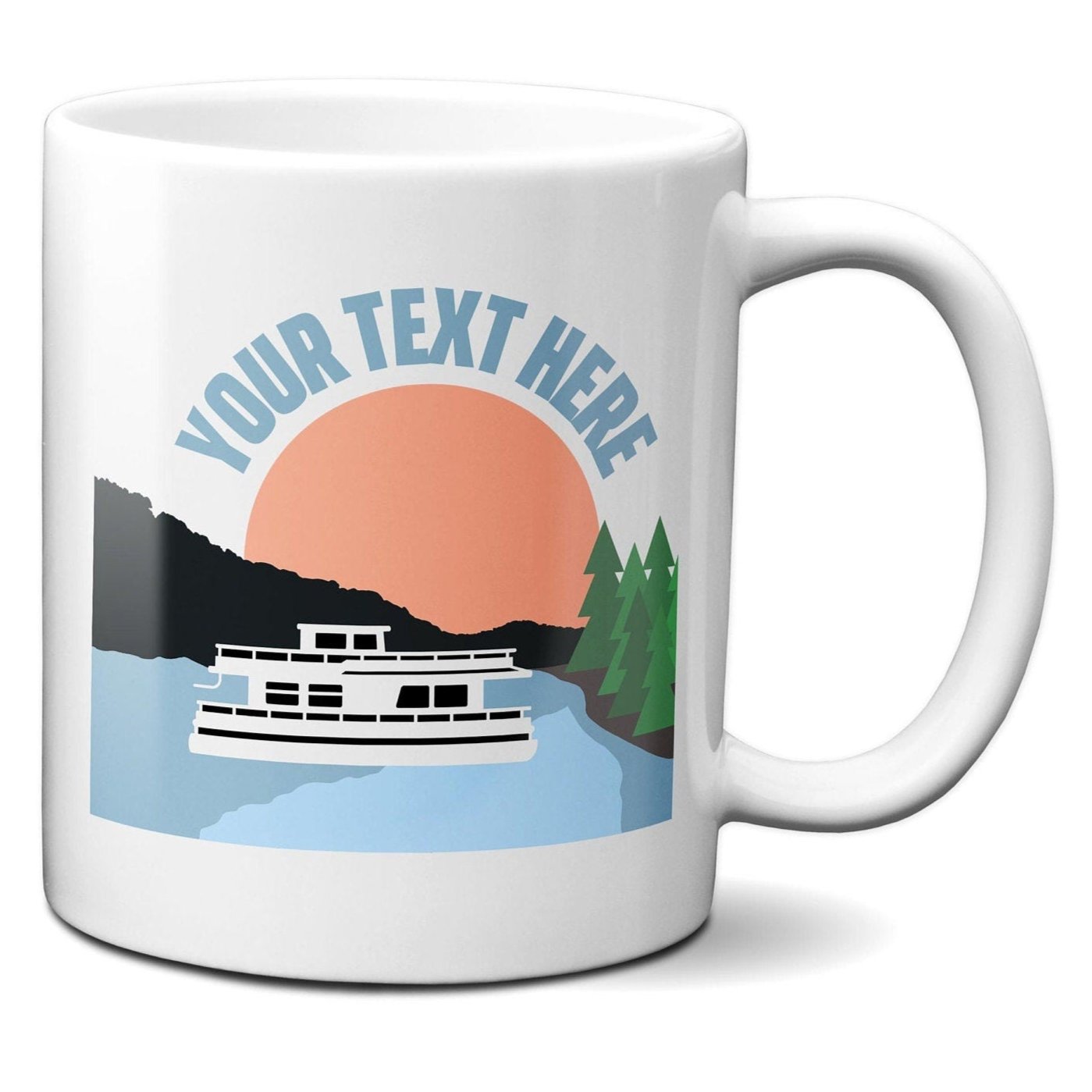 Personalized Houseboat - Coffee Mug