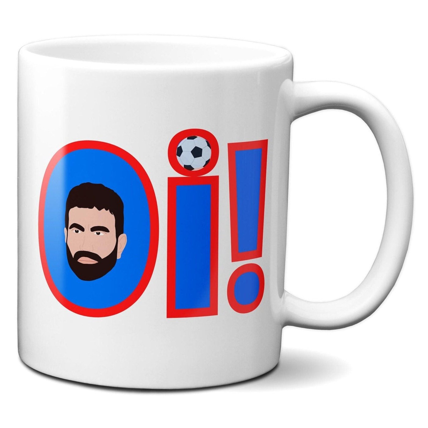 Oi Roy Kent (blue/red) - Coffee Mug