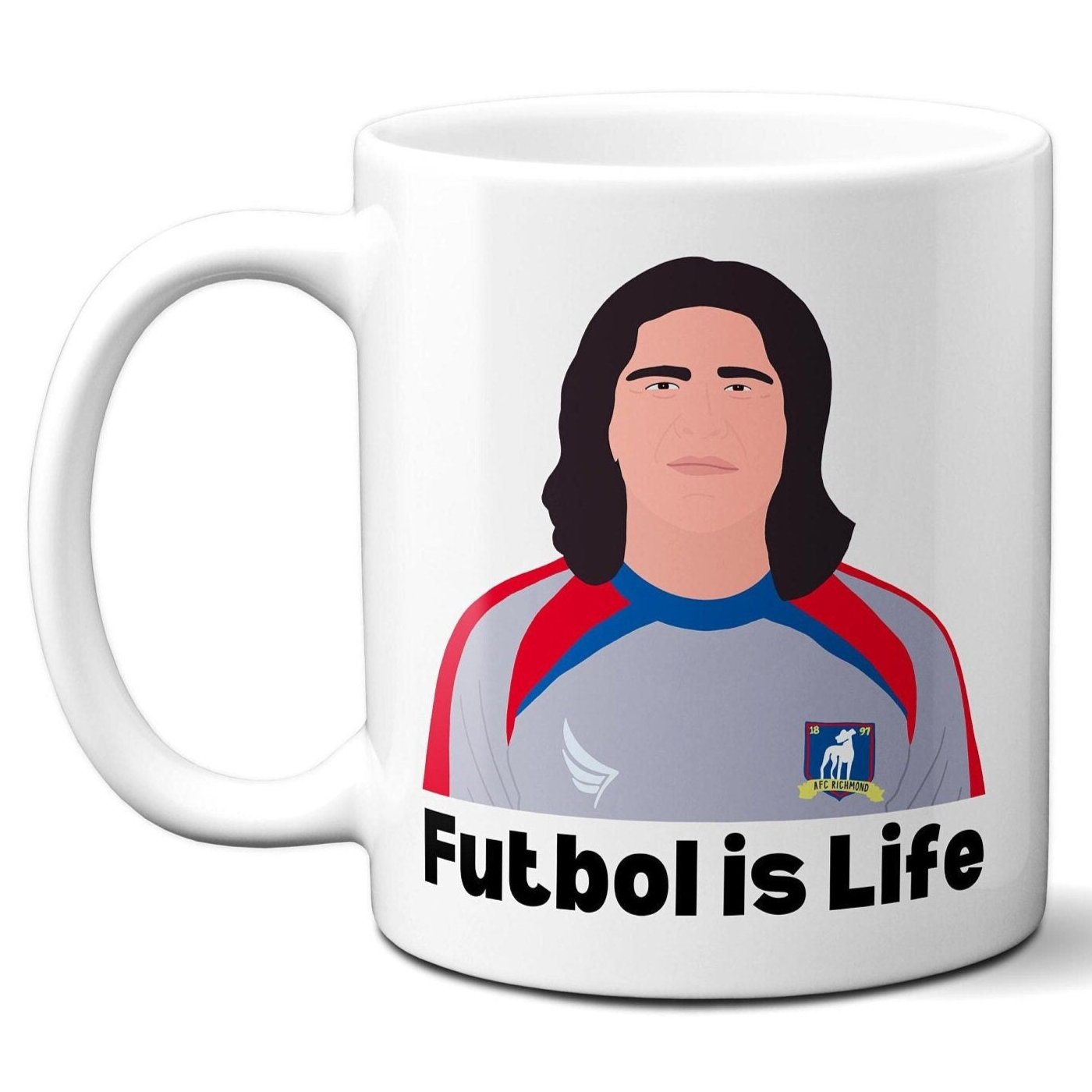 Futbol is Life - Dani Rojas (text below) - Coffee Mug