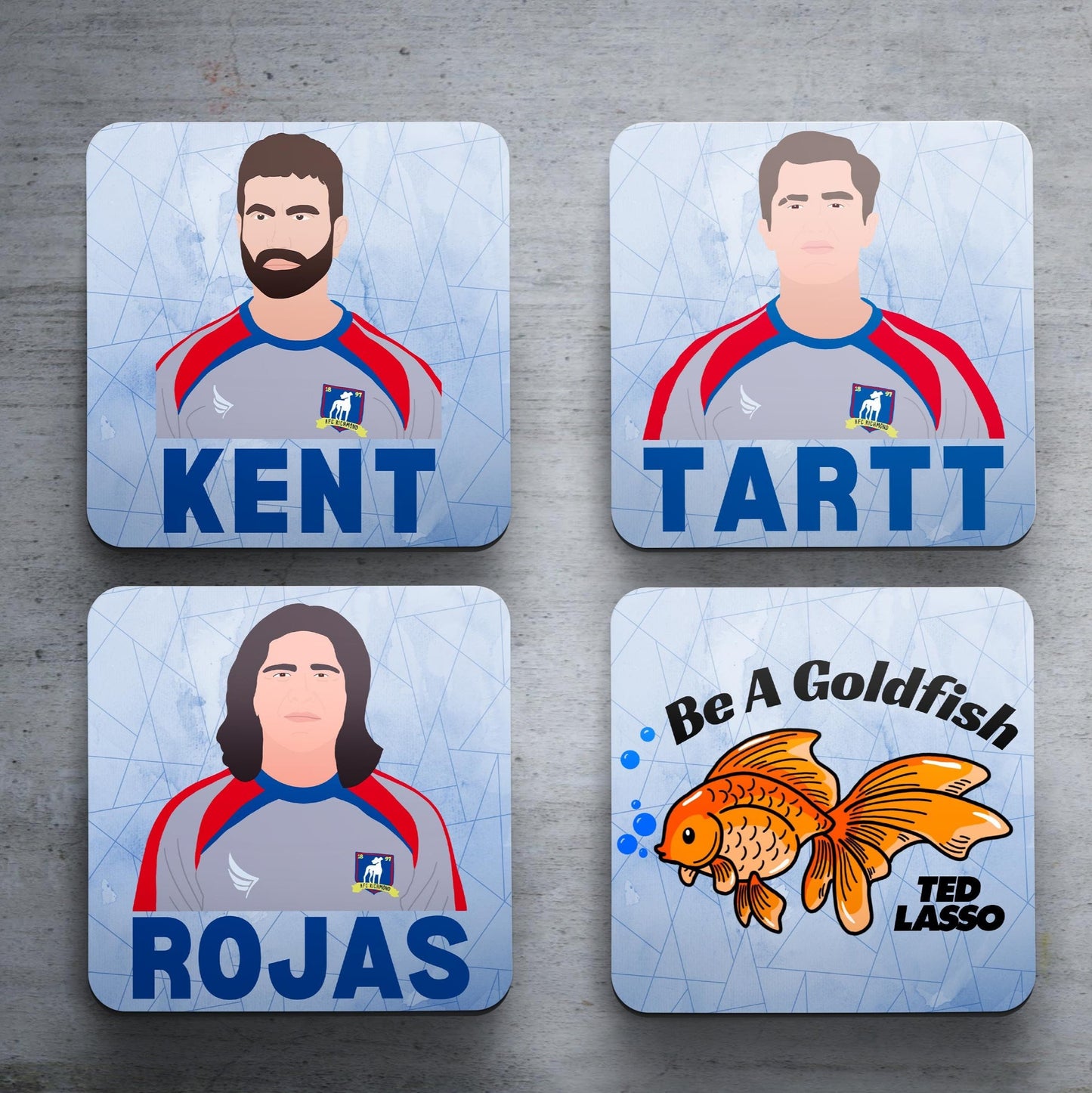 Ted Lasso - Set of 8 Coasters