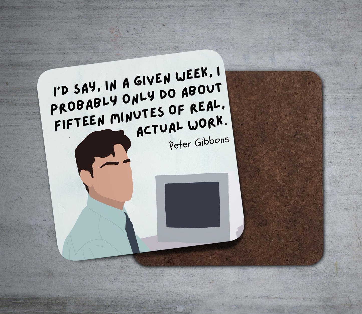 Office Space - Set of 4 Coasters
