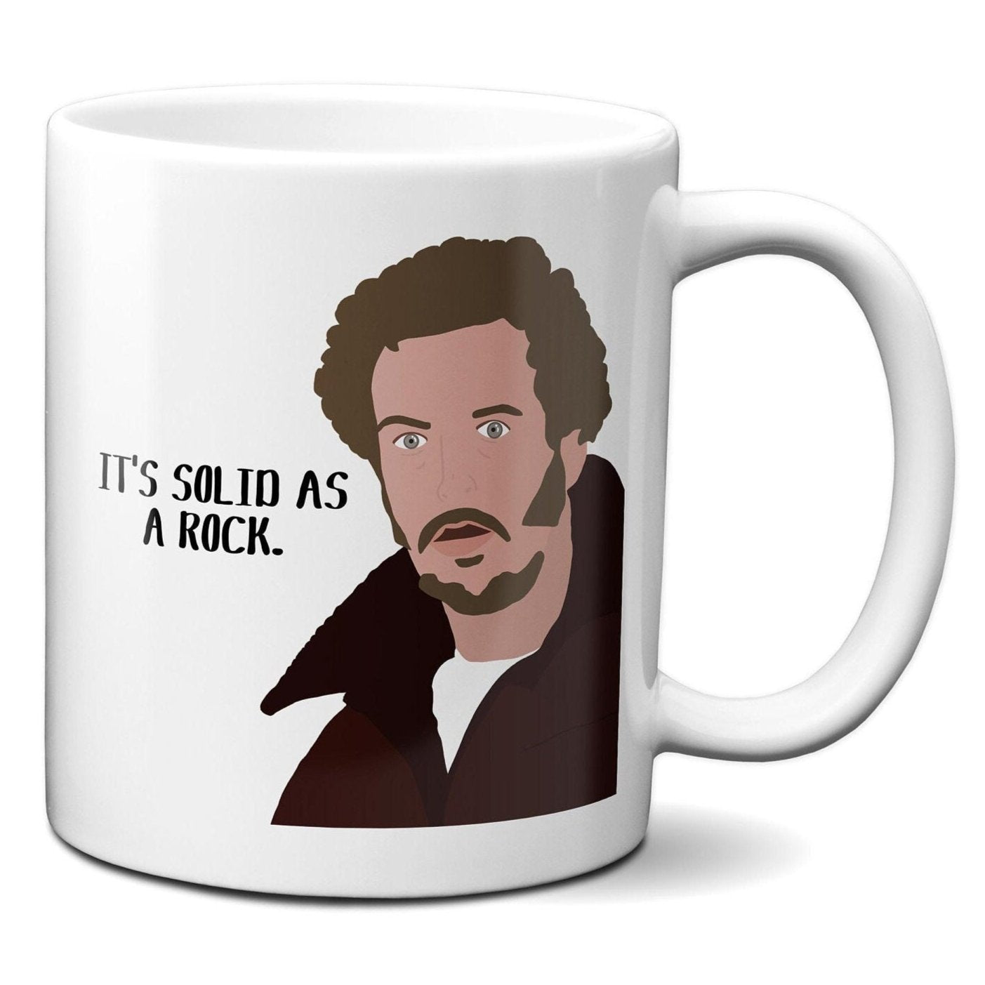 It's solid as a rock - Marv and Harry Wet Bandits Sticky Bandits - Coffee Mug