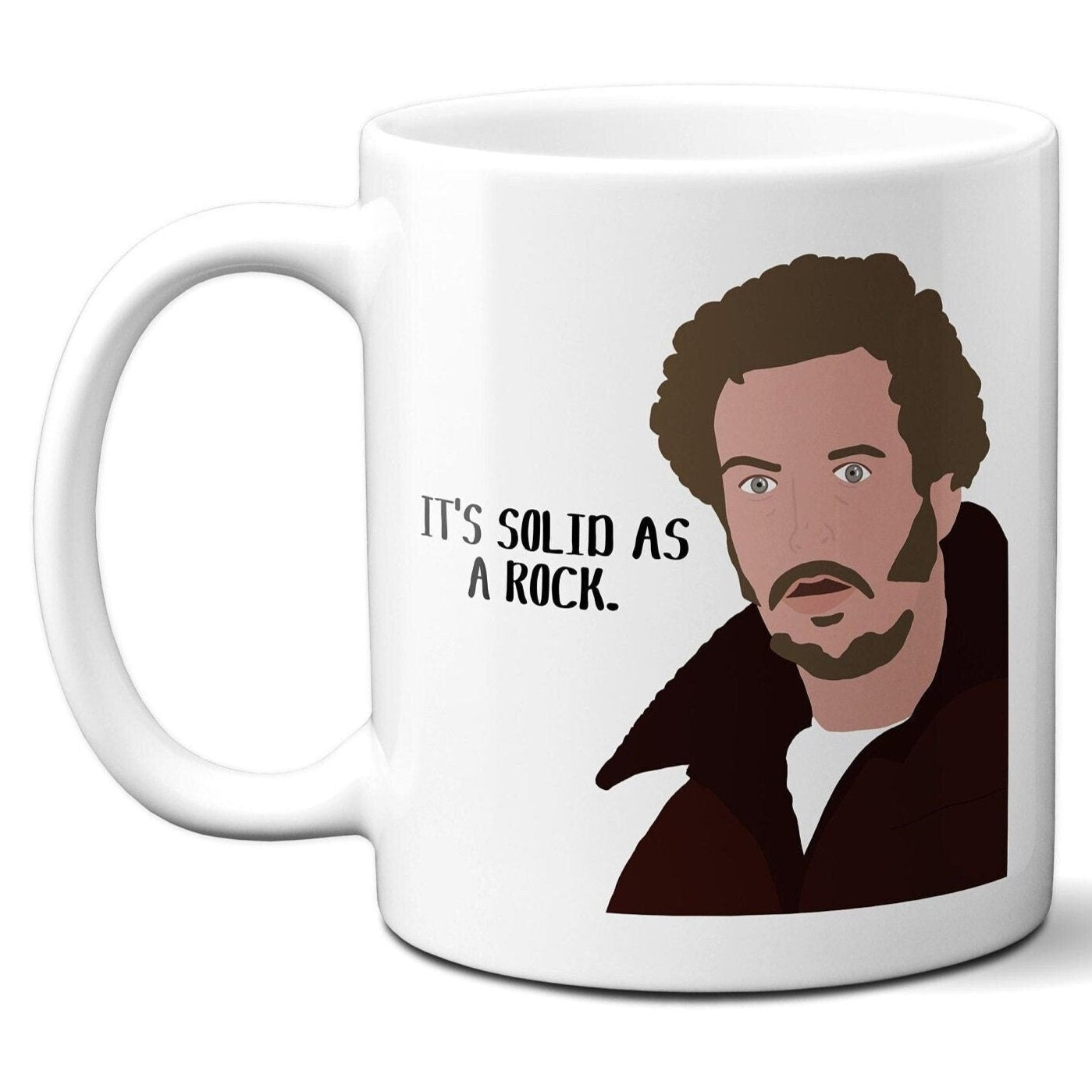 It's solid as a rock - Marv and Harry Wet Bandits Sticky Bandits - Coffee Mug