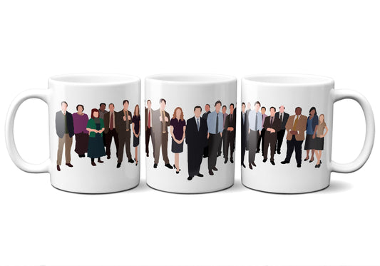 The Office Mug | The Office TV Show Gifts | Best Office Mug | The Office Full Character Mug