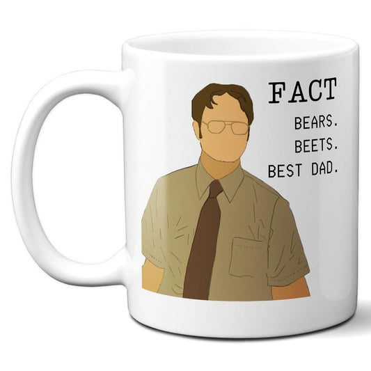 Fact: Bears Beets Best Dad - Dwight Schrute - Coffee Mug