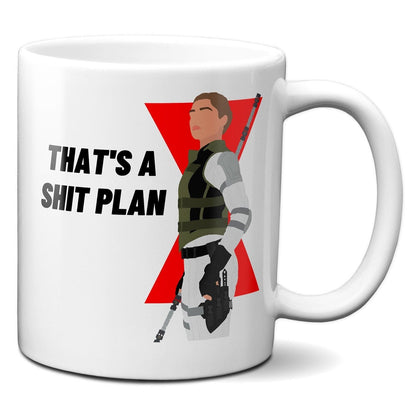 That's a shit plan - Yelena Belova Black Widow - Coffee Mug