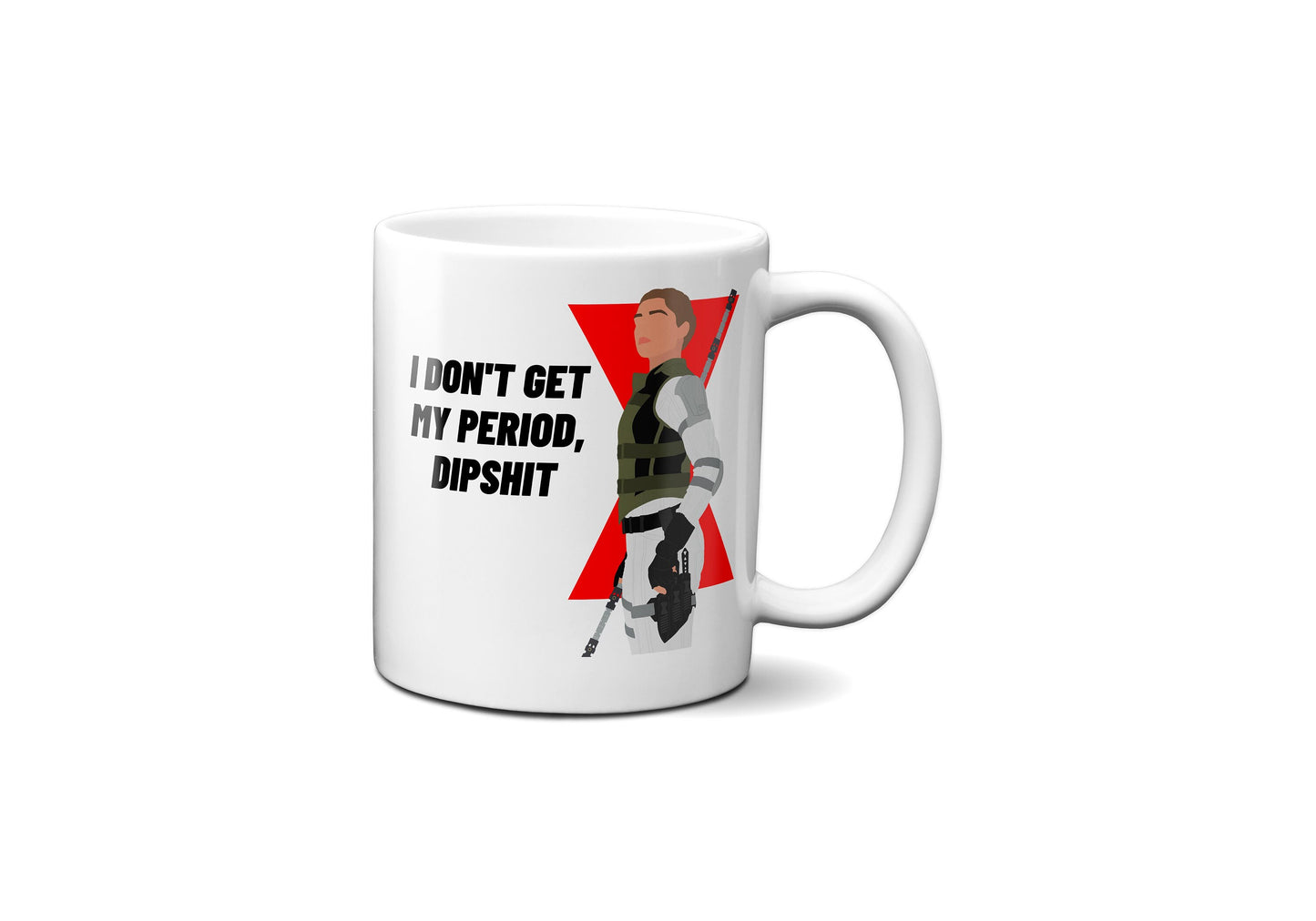 I don't get my period - Yelena Belova Black Widow - Coffee Mug