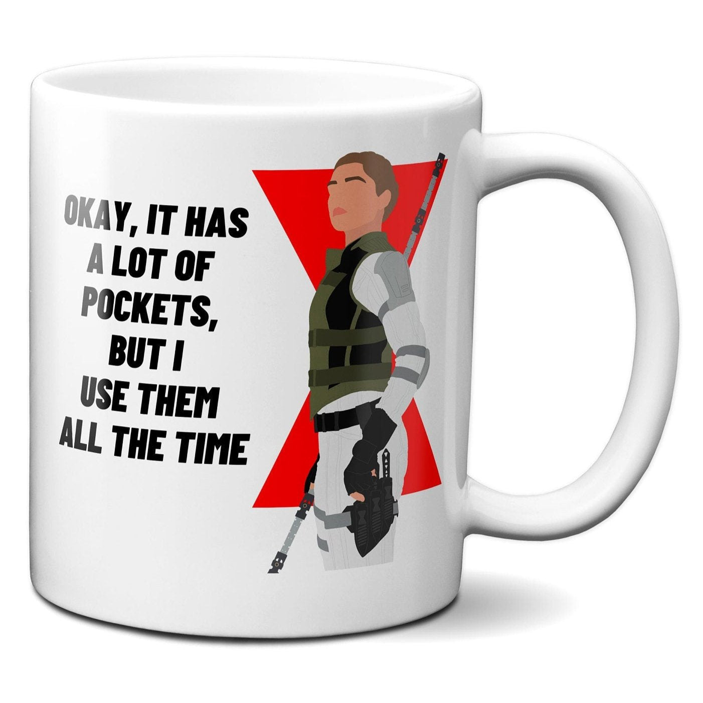 I use them all the time - Yelena Belova Black Widow - Coffee Mug