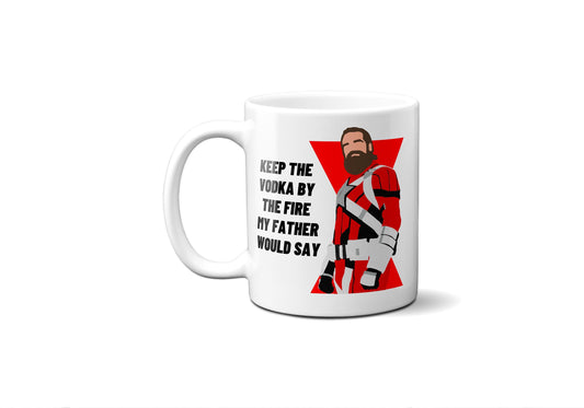 Keep the vodka by the fire my father would say - Red Guardian Black Widow - Coffee Mug