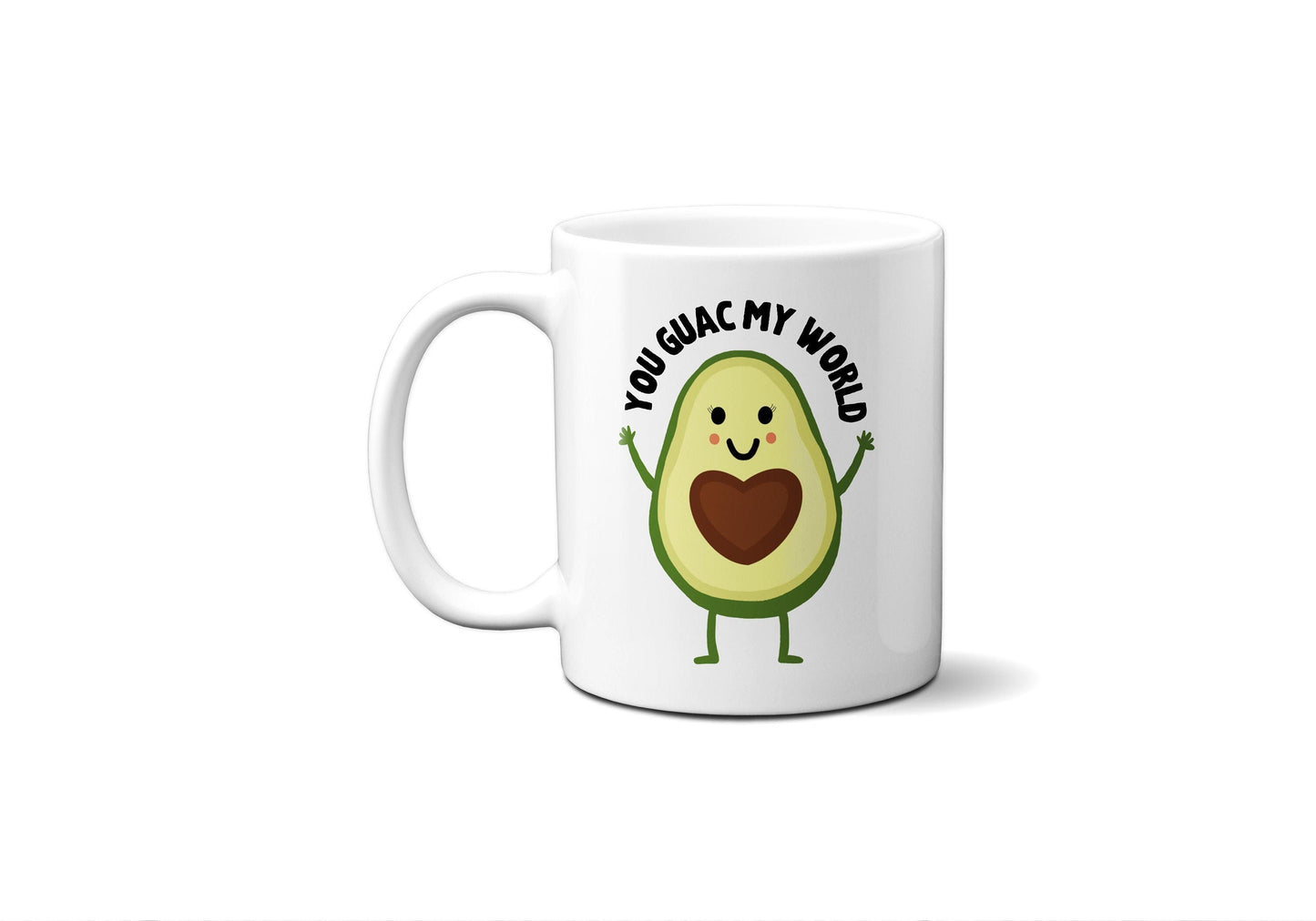 You guac my world Avocado Coffee Mug | Avocado Coffee Cup | Cute Avocado Gift