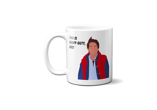 This is heavy duty doc - Marty McFly (close-up) - Coffee Mug