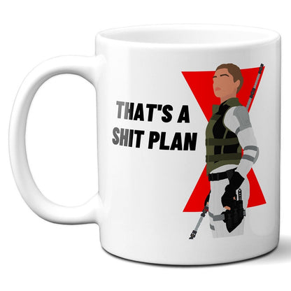 That's a shit plan - Yelena Belova Black Widow - Coffee Mug