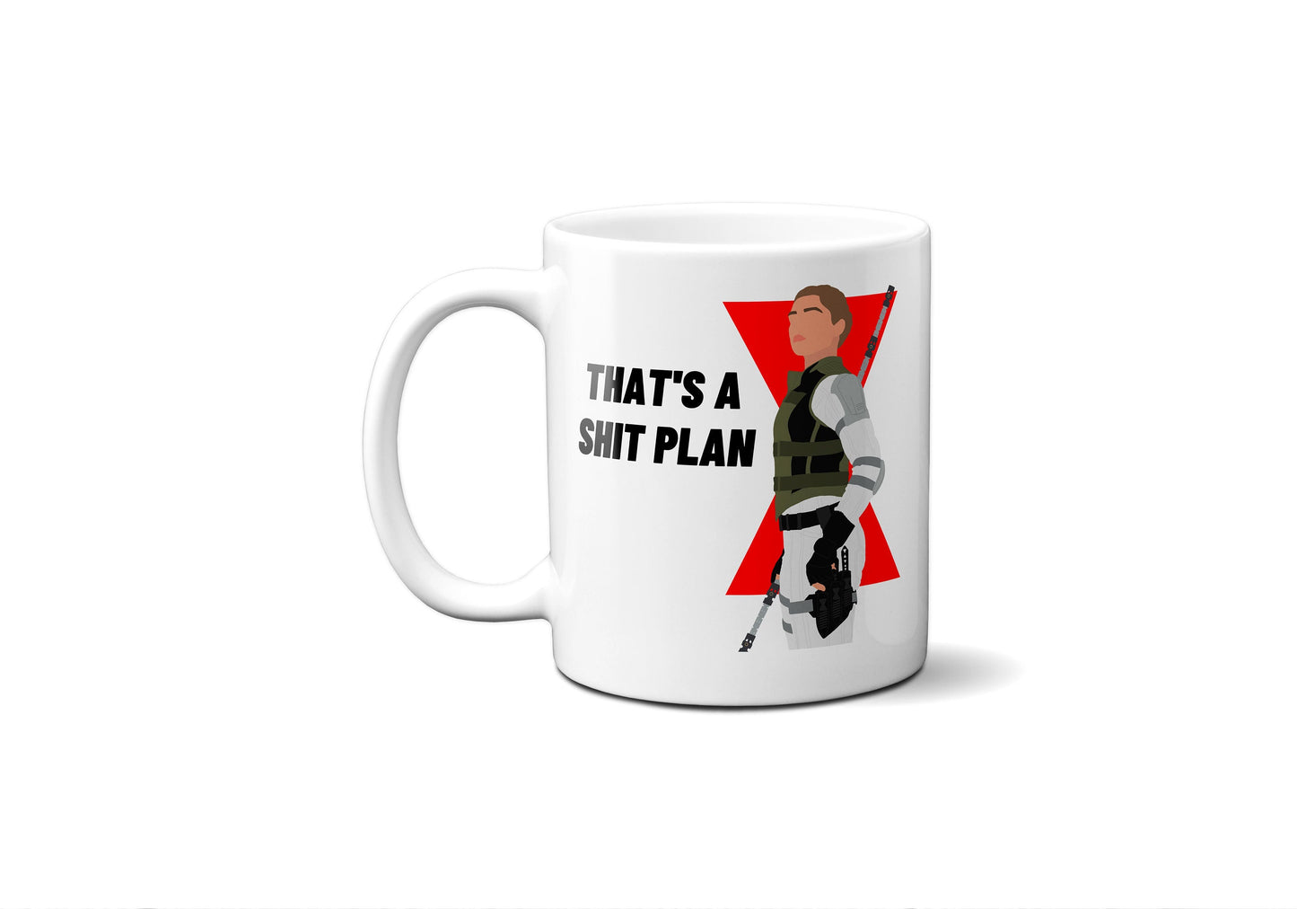 That's a shit plan | Yelena Belova Quote Mug | Florence Pugh Mug | Marvel Black Widow Mug