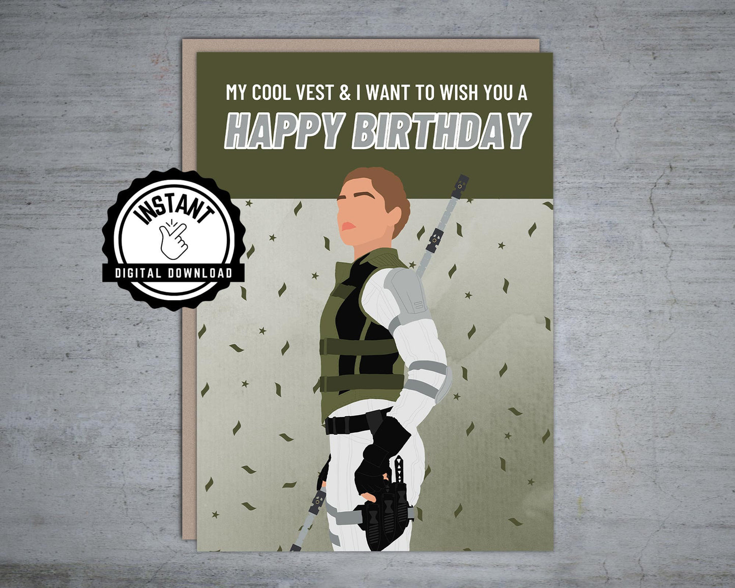 Yelena Belova Happy Birthday - Printable Card