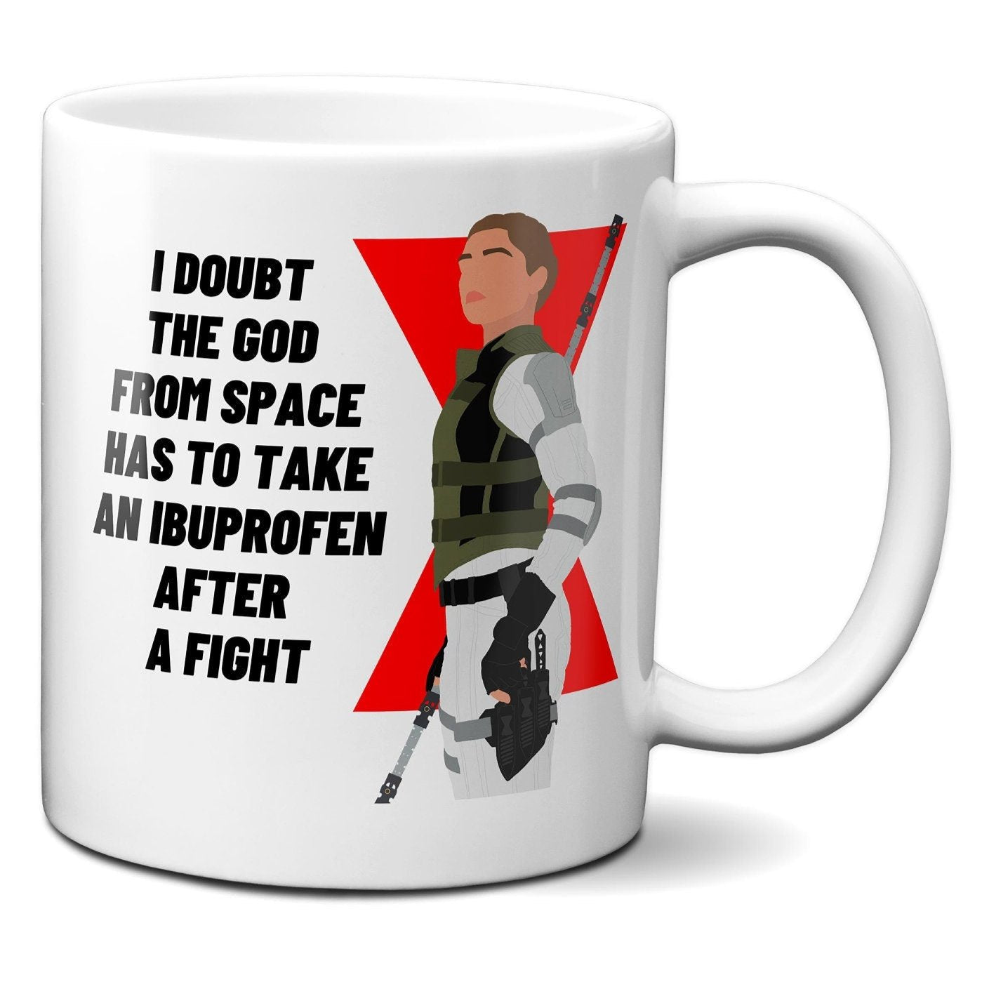 God from space ibuprofen - Yelena Belova Black Widow - Coffee Mug