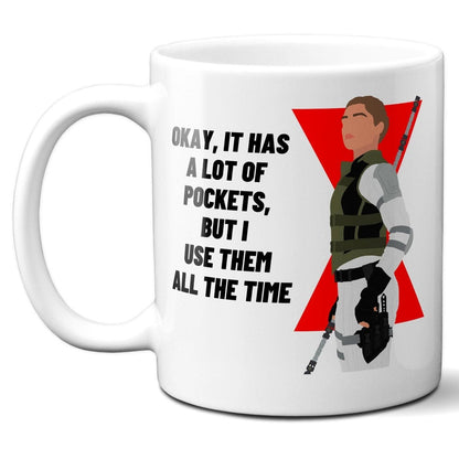 I use them all the time - Yelena Belova Black Widow - Coffee Mug