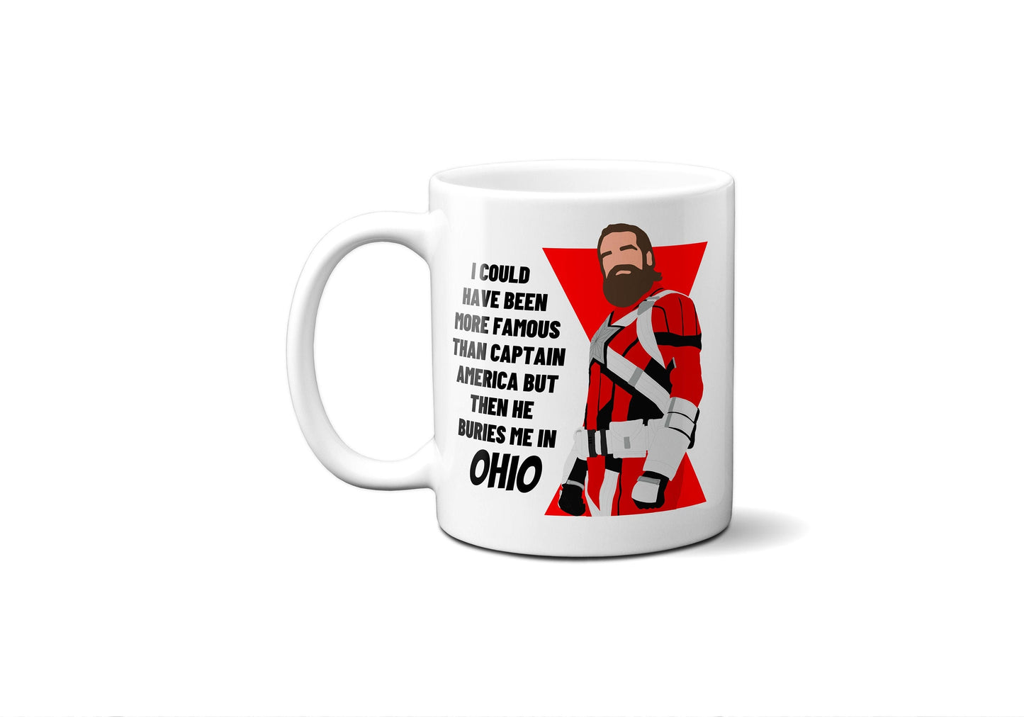 He buries me in Ohio | Red Guardian Mug | Marvel Black Widow Mug