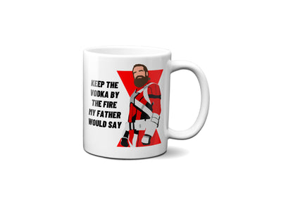 Keep the vodka by the fire my father would say - Red Guardian Black Widow - Coffee Mug