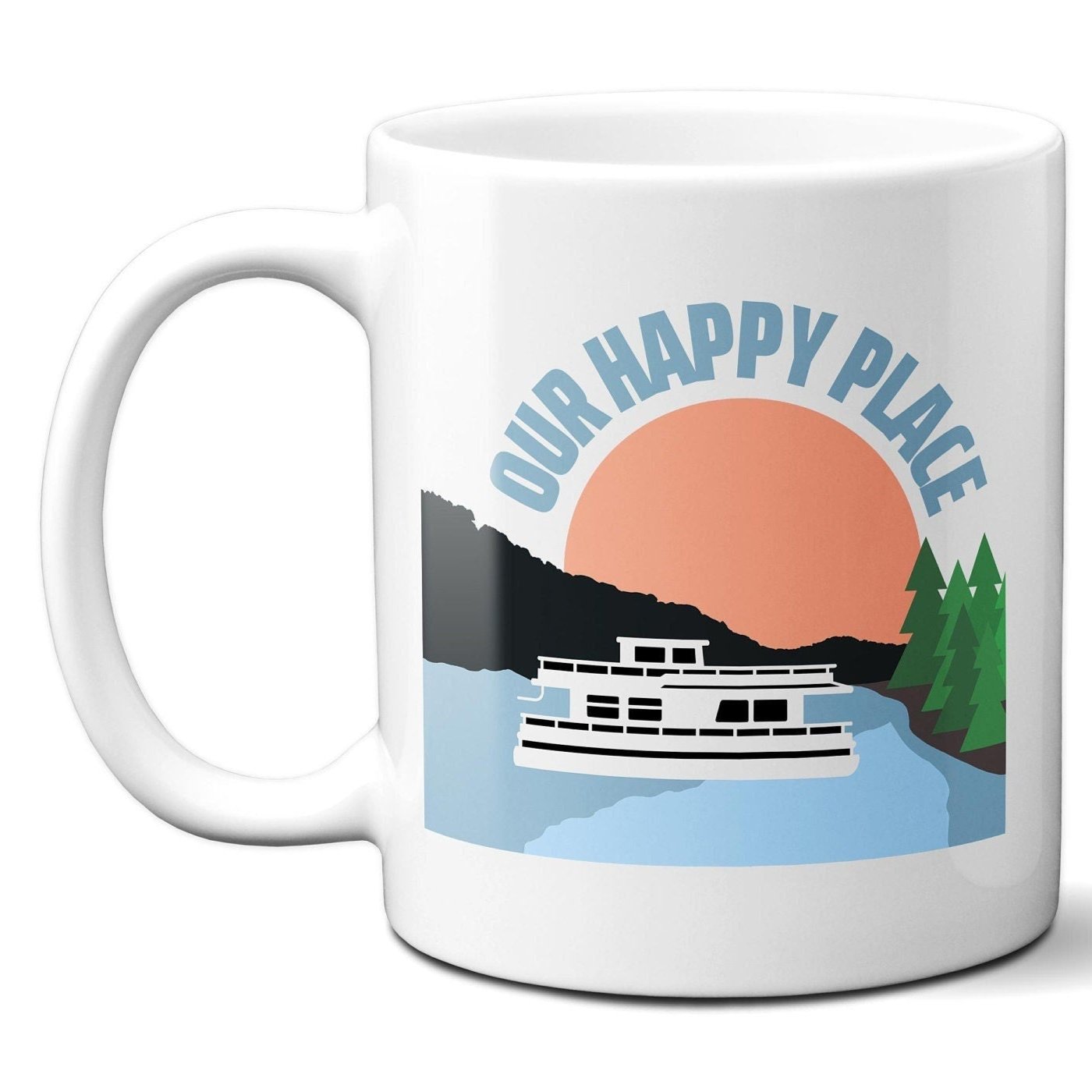 Our Happy Place Houseboat - Coffee Mug