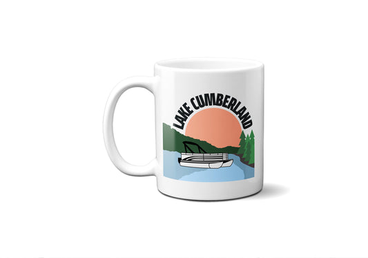 Lake Cumberland Pontoon Boat - Coffee Mug