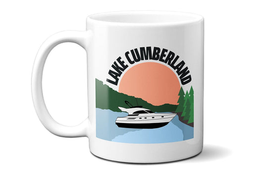 Lake Cumberland Speed Boat - Coffee Mug