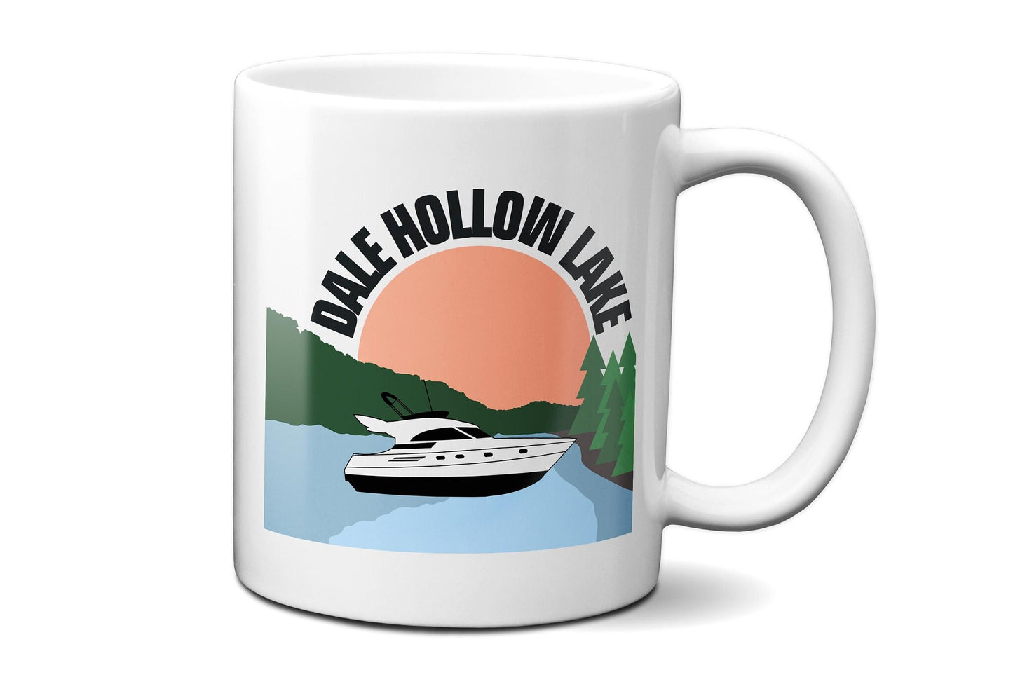 Dale Hollow Lake Speed Boat Mug | DHL Mug | Dale Hollow Mug | Speed Boat Gift Mug