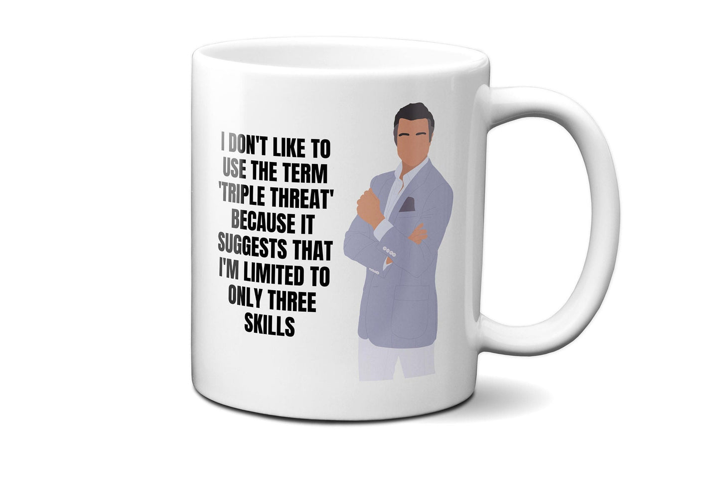 I don't like to use the term triple threat - Rogelio De La Vega - Coffee Mug