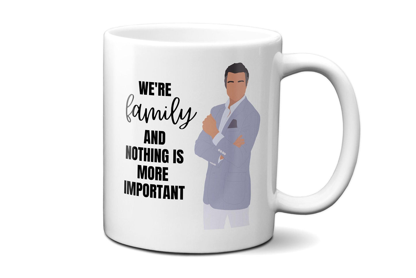 We're family and nothing is more important - Rogelio De La Vega - Coffee Mug