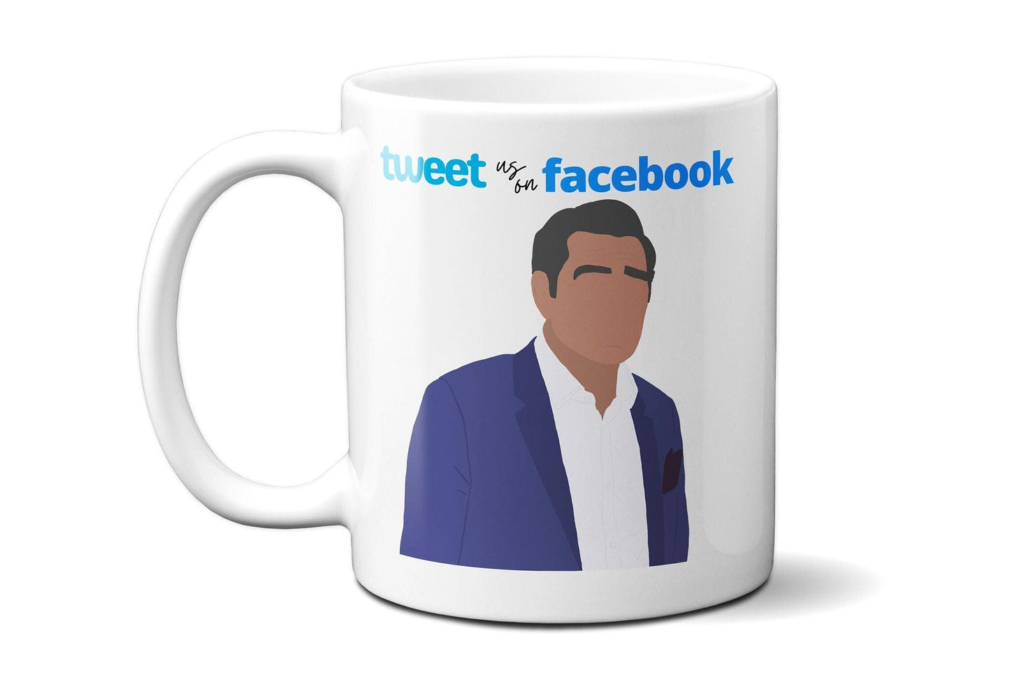 Tweet us on Facebook - Johnny Rose - Coffee Mug