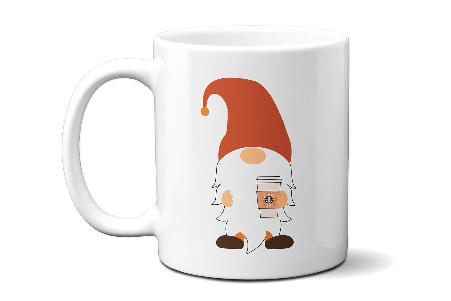 Pumpkin Spice Latte Gnome Mug | Gnome Coffee Mug | Cute Fall Coffee Mug