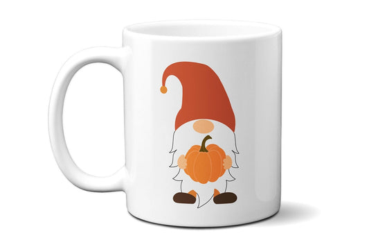 Gnome with Pumpkin - Coffee Mug