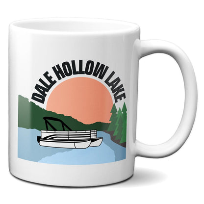 Dale Hollow Lake Pontoon Boat - Coffee Mug