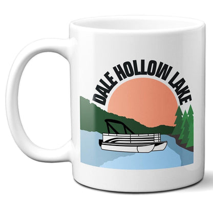 Dale Hollow Lake Pontoon Boat - Coffee Mug