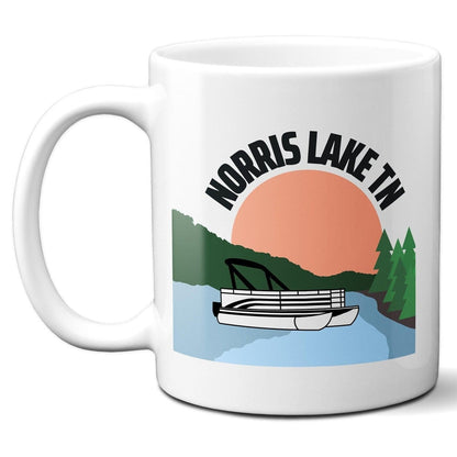 Norris Lake Pontoon Boat - Coffee Mug