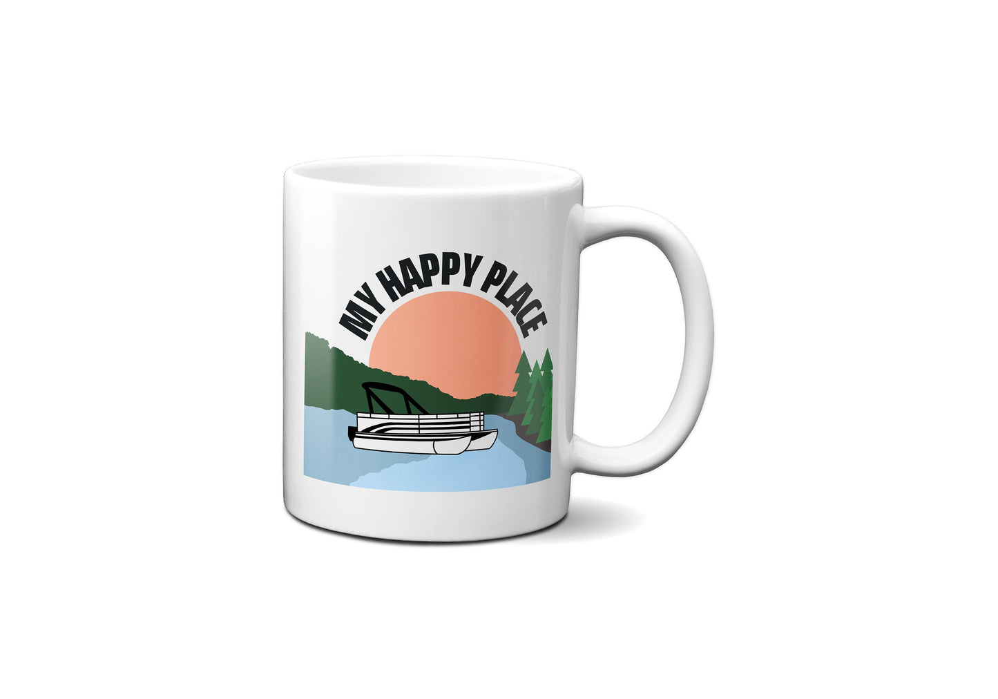 My Happy Place | Pontoon Mug